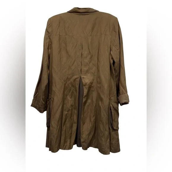 CAbi Tan Treasure Hunter trench coat with Pockets size XL - Picture 5 of 9